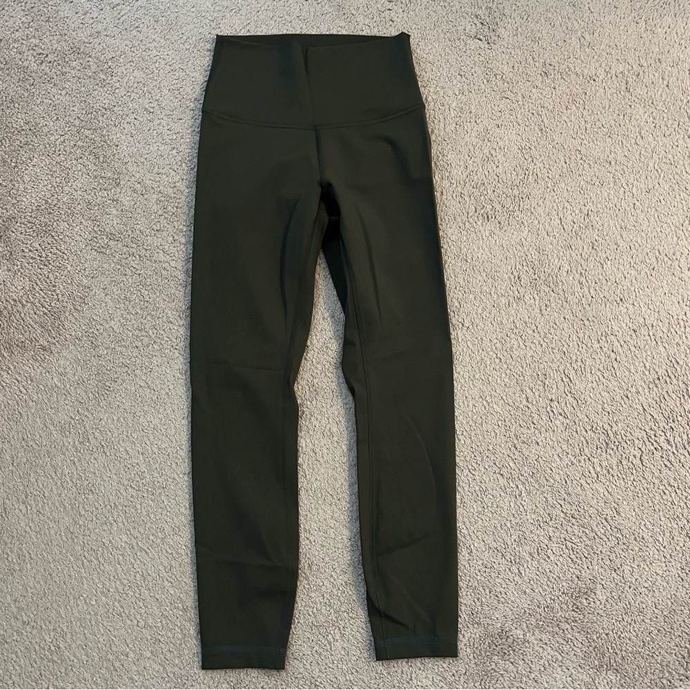 Lululemon Dark Olive Leggings - Size 4